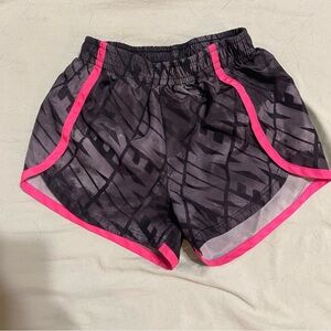 Nike Black and Pink Athletic Shorts kids